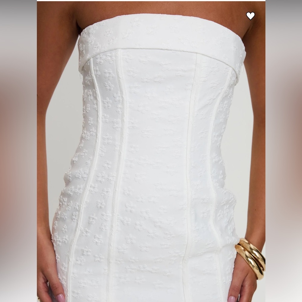 Princess Polly Bertrand White Strapless Mini Dress - Picture 8 of 12
